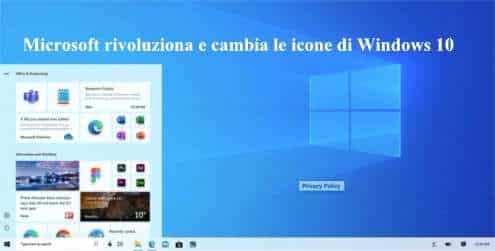 Microsoft rivoluziona e cambia le icone di Windows 10