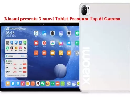 Xiaomi presenta 3 nuovi Tablet Premium Top di Gamma