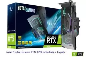 Zotac Nvidia GeForce RTX 3090 raffreddata a Liquido
