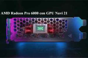 AMD Radeon Pro 6000 con GPU Navi 21: l'Ammiraglia