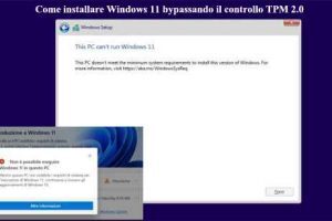 Come installare Windows 11 bypassando il controllo TPM 2.0