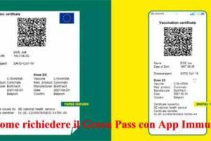 Come richiedere il Green Pass con App Immuni dallo Smartphone