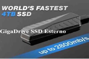GigaDrive SSD Esterno più veloce al mondo
