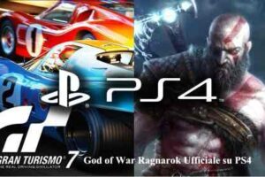 Gran Turismo 7 e God of War Ragnarok Ufficiale su PS4
