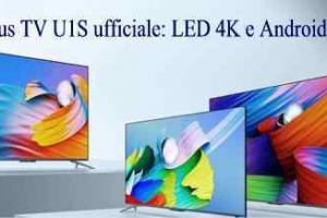 OnePlus TV U1S ufficiale: LED 4K e Android TV 10