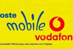 Postemobile Ufficiale passa sotto copertura rete Vodafone