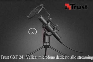 Trust GXT 241 Velica: microfono dedicato allo streaming