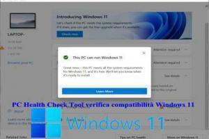 PC Health Check Tool verifica compatibilità Windows 11