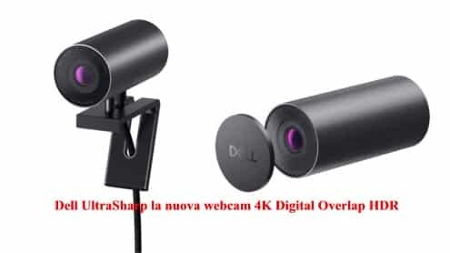 Dell UltraSharp la nuova webcam 4K Digital Overlap HDR 