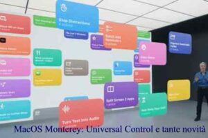 MacOS Monterey: Universal Control e tante novità
