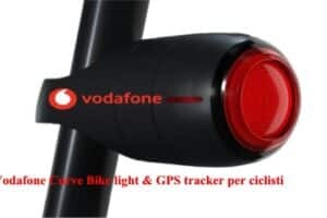 Vodafone Curve Bike light & GPS tracker per ciclisti