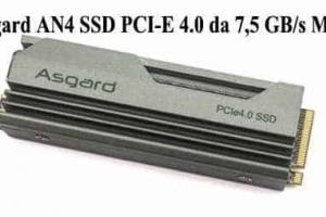 Asgard AN4 SSD PCI-E 4.0 da 7,5 GB/s M.2 Ufficiale