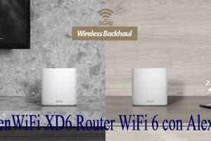 ASUS ZenWiFi XD6 Router WiFi 6 con Alexa a Bordo