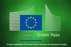 Come richiedere il Green Pass Cartaceo in farmacia Gratis