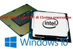 Intel Presenta Alder Lake CPU di 12esima generazione