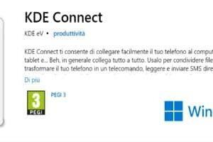 KDE Connect: App Linux sbarca su Windows 10 Ufficiale