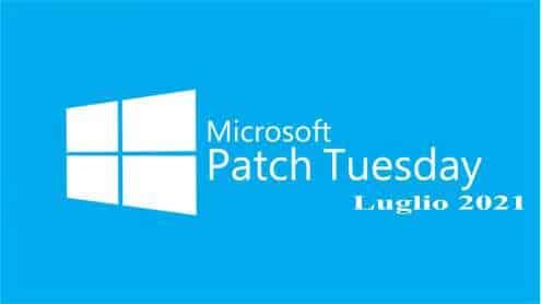 Windows 10 Aggiornamento Patch Tuesday luglio 2021