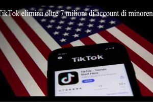 TikTok elimina oltre 7 milioni di account di minorenni