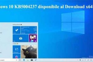 Windows 10 KB5004237 disponibile al Download x64 Bit