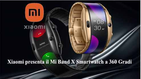 Xiaomi presenta il Mi Band X Smartwatch a 360 Gradi