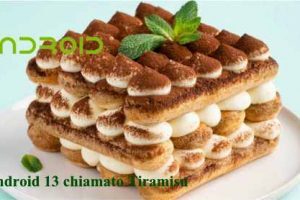 Android 13 nome in codice chiamato Android Tiramisu