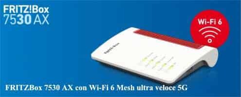 FRITZBox 7530 AX con Wi-Fi 6 Mesh ultra veloce 5G
