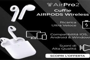 AirPro2 Mini Cuffie Airpods Wireless per iOS e Android