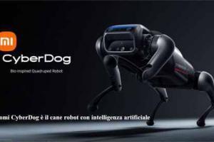 Xiaomi CyberDog è il cane robot con intelligenza artificiale