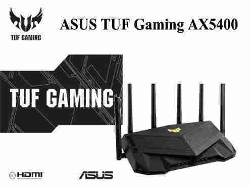 ASUS Router TUF Gaming AX5400 Dual Band WiFi 6 AiMesh