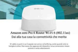 Amazon eero Pro 6 Router Wi-Fi 6 (802.11ax)