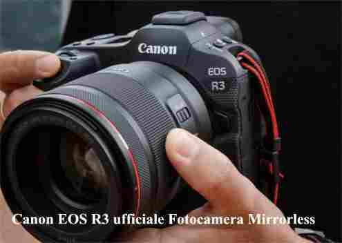 Canon EOS R3 ufficiale Fotocamera Mirrorless