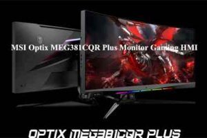 MSI Optix MEG381CQR Plus Monitor Gaming HMI