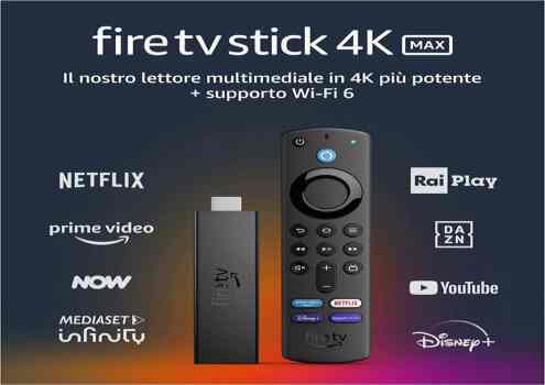 Fire TV Stick 4K Max Amazon per lo Streaming
