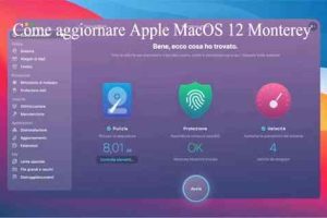 Come aggiornare Apple MacOS 12 Monterey