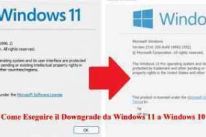 Come Eseguire il Downgrade da Windows 11 a Windows 10