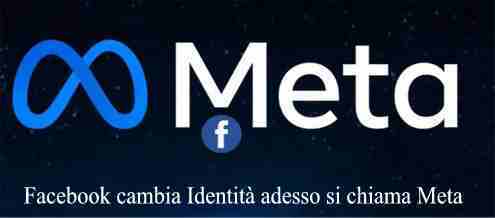 Facebook cambia Identità adesso si chiama Meta