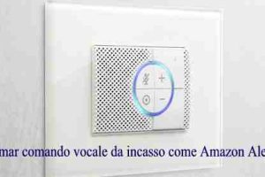 Vimar comando vocale da incasso come Amazon Alexa