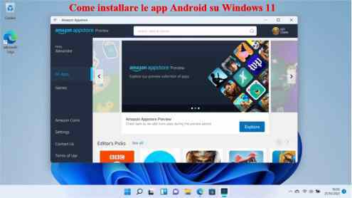Come installare le app Android su Windows 11 Come installare le app Android su Windows 11
