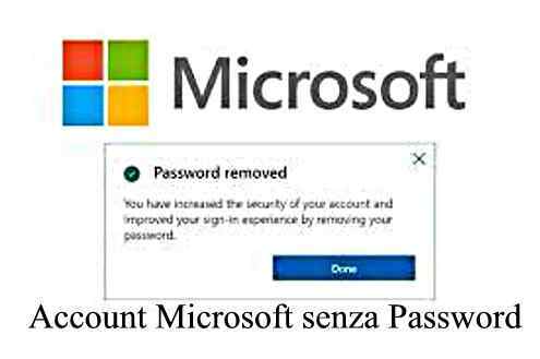 Come Accedere a un account Microsoft senza Password