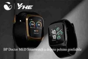 BP Doctor MED Smartwatch a doppio polsino gonfiabile