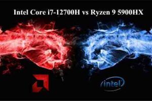 Intel Core i7-12700H vs Ryzen 9 5900HX