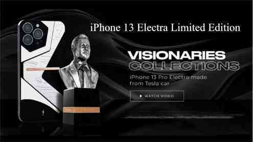 iPhone 13 Electra Limited Edition lussuoso