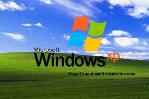 Windows XP dopo 20 anni molti ancora lo usano