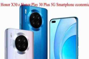 Honor X30 e Honor Play 30 Plus 5G Smartphone economici