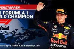 Max Verstappen World Championship 2021