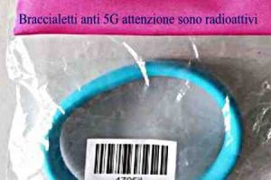 Braccialetti anti 5G attenzione sono radioattivi