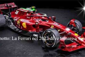 Binotto: La Ferrari nel 2022 deve tornare a vincere