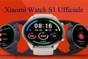 Xiaomi Watch S1 Ufficiale con Display circolare
