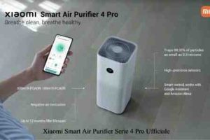 Xiaomi Smart Air Purifier Serie 4 Pro Ufficiale