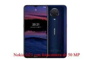 Nokia G21 con fotocamera da 50 MP e batteria da 5.050 mAh